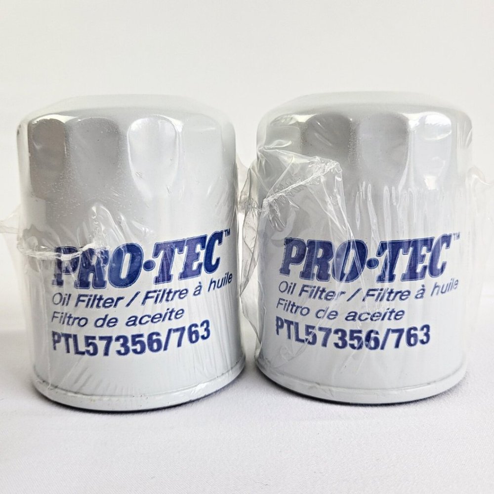 2 PCS PROTEC 763MP Spin-On Lube OIL FILTERS PTL57356MP